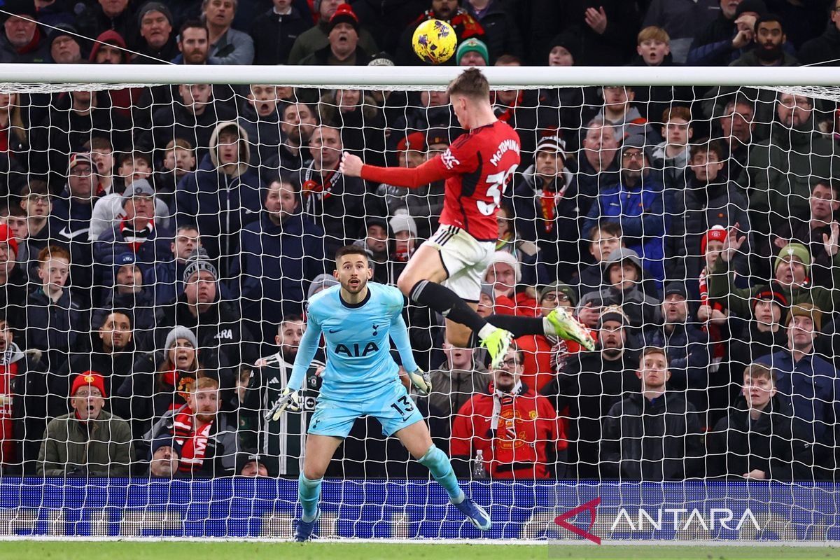 Liga Inggris: Manchester United bermain imbang 2-2 melawan Tottenham Hotspur