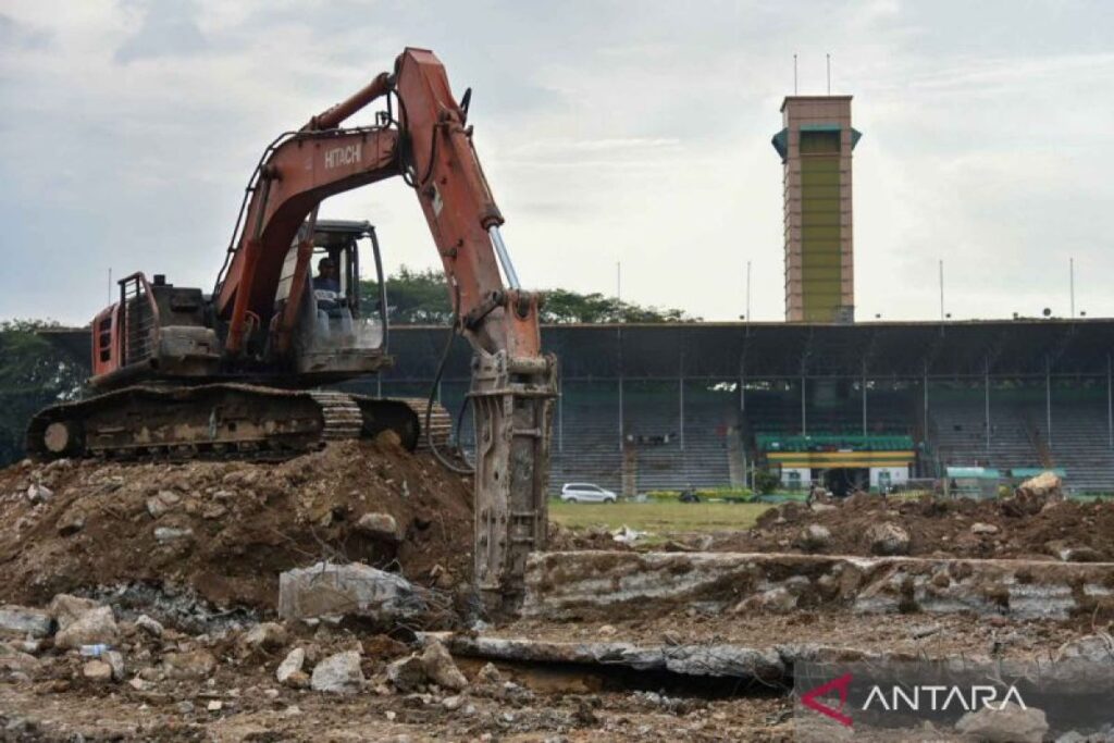 Stadion Teladan Medan mulai direnovasi