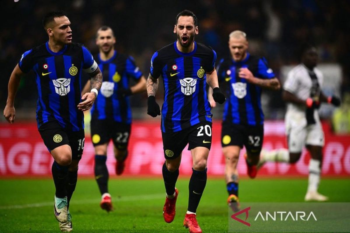 Inter Milan menangi derby d'Italia lawan Juventus dengan skor 1-0