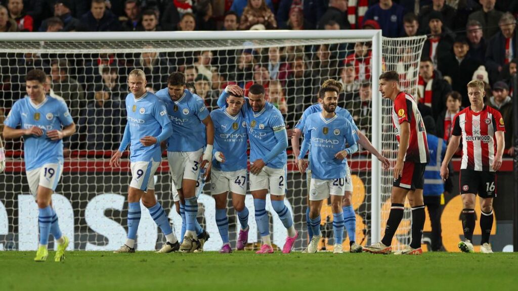 Tiga Gol Phil Foden Berujung Kemenangan Manchester City atas Brentford
