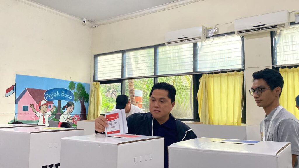 Selain memilih, Erick Thohir juga mengajak masyarakat mencari diskon pada pemilu 2024
