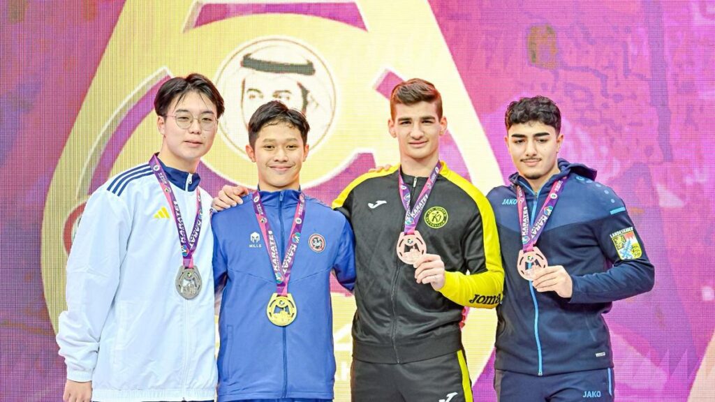 Inkanas Pecahkan Rekor Emas Liga Pemuda Federasi Karate Dunia 2024