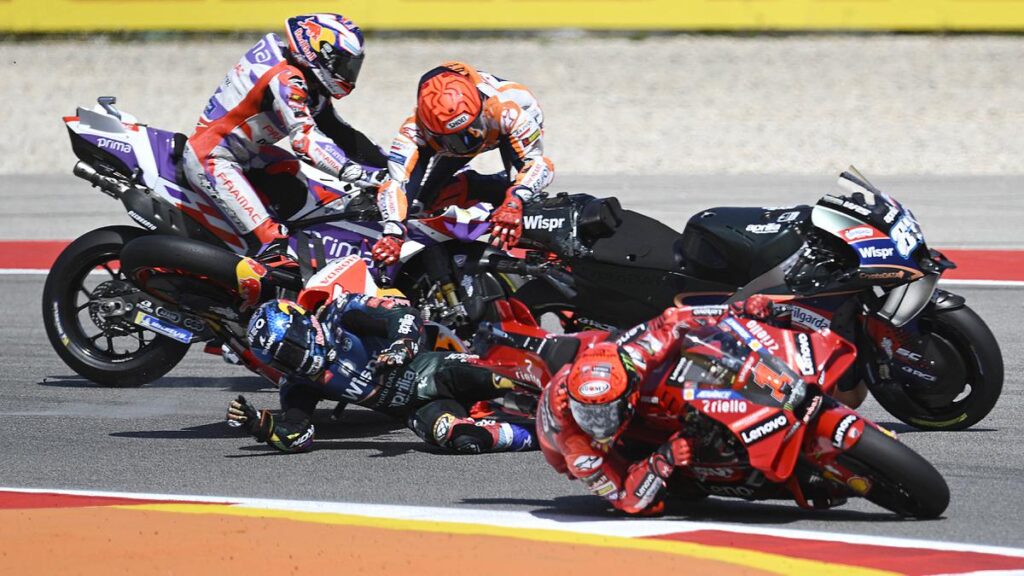 Jumlah kecelakaan di MotoGP 2024 diprediksi akan lebih sering terjadi