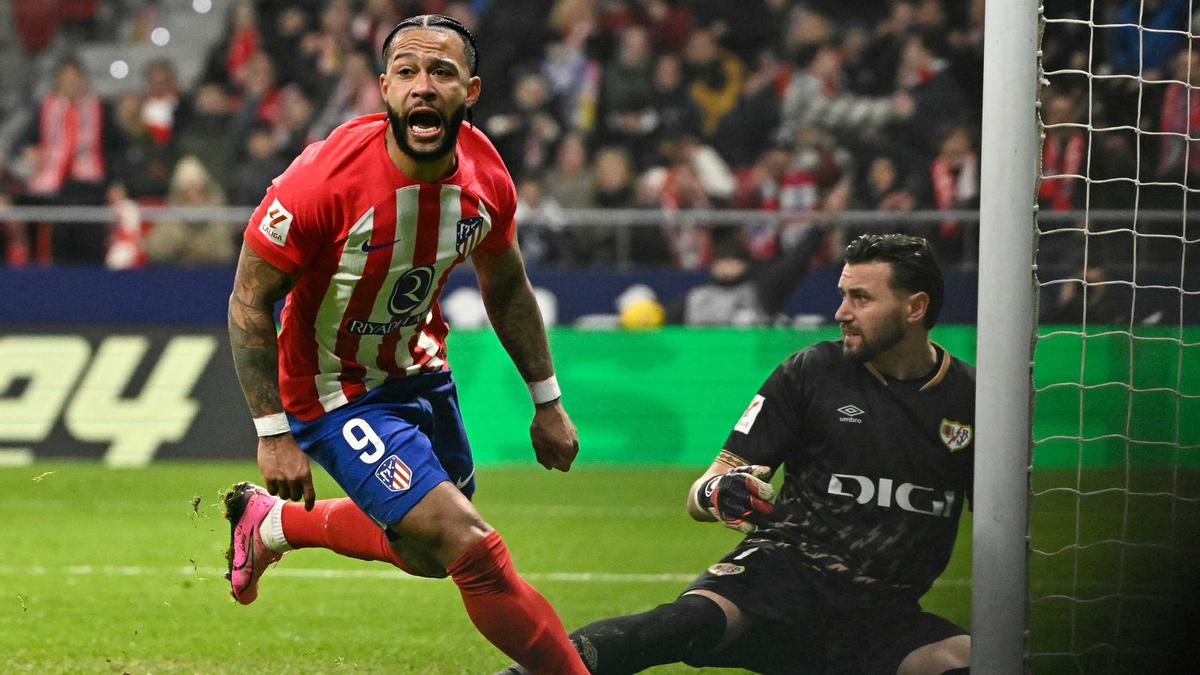 Memphis Depay Pastikan Keunggulan Atletico Madrid atas Rayo Vallecano