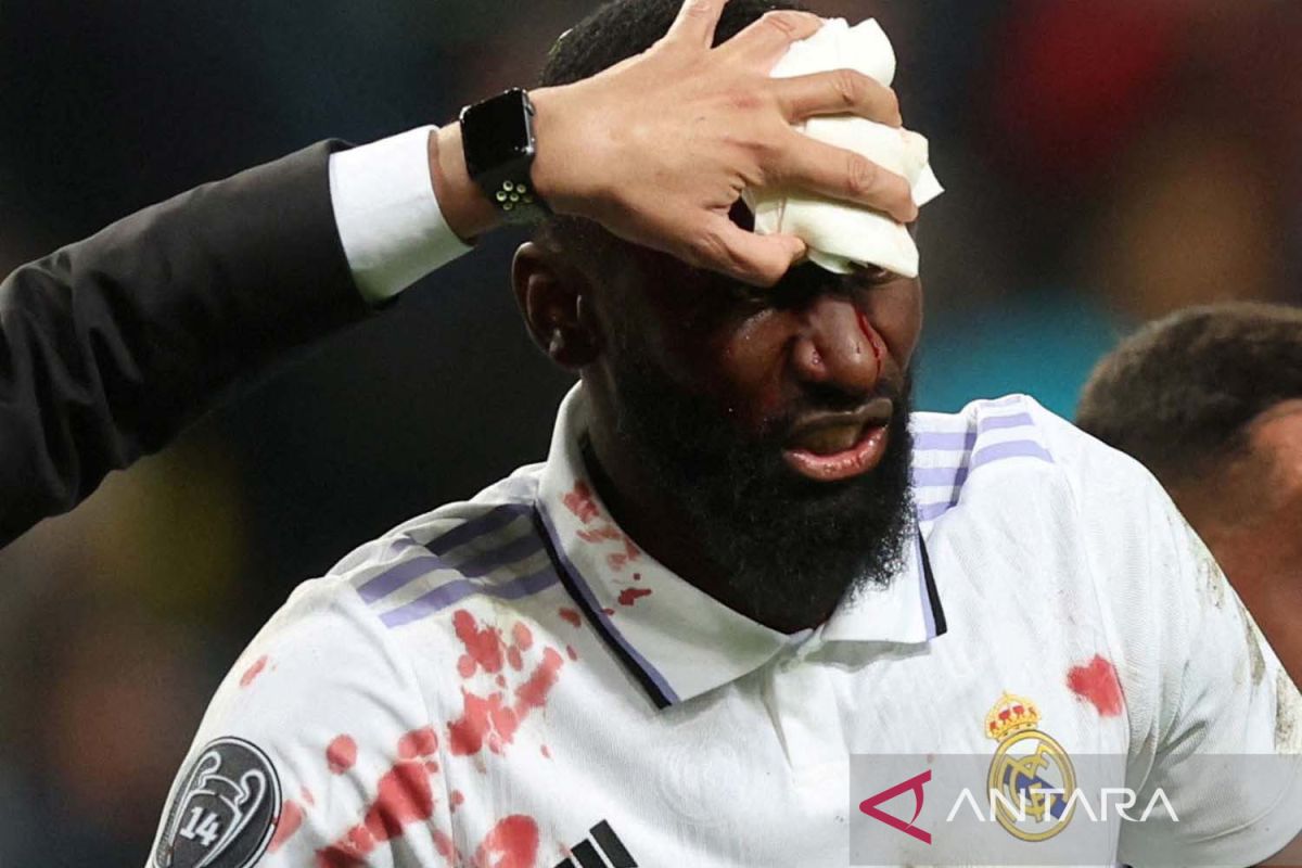 Ancelotti konfirmasi Rudiger alami ketidaknyamanan otot