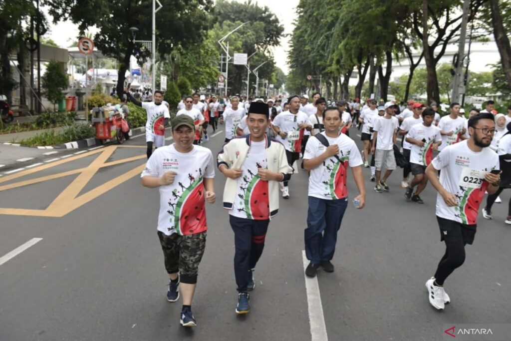 Kemenpora apresiasi ribuan pelari "Indonesia run for Palestine"