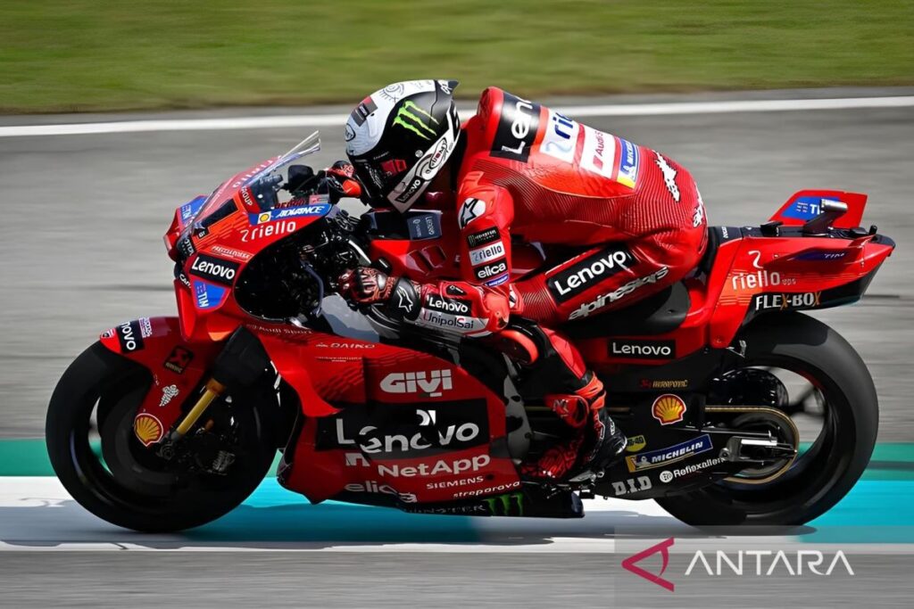 Bagnaia tercepat dalam tes MotoGP hari ketiga di Sirkuit Sepang