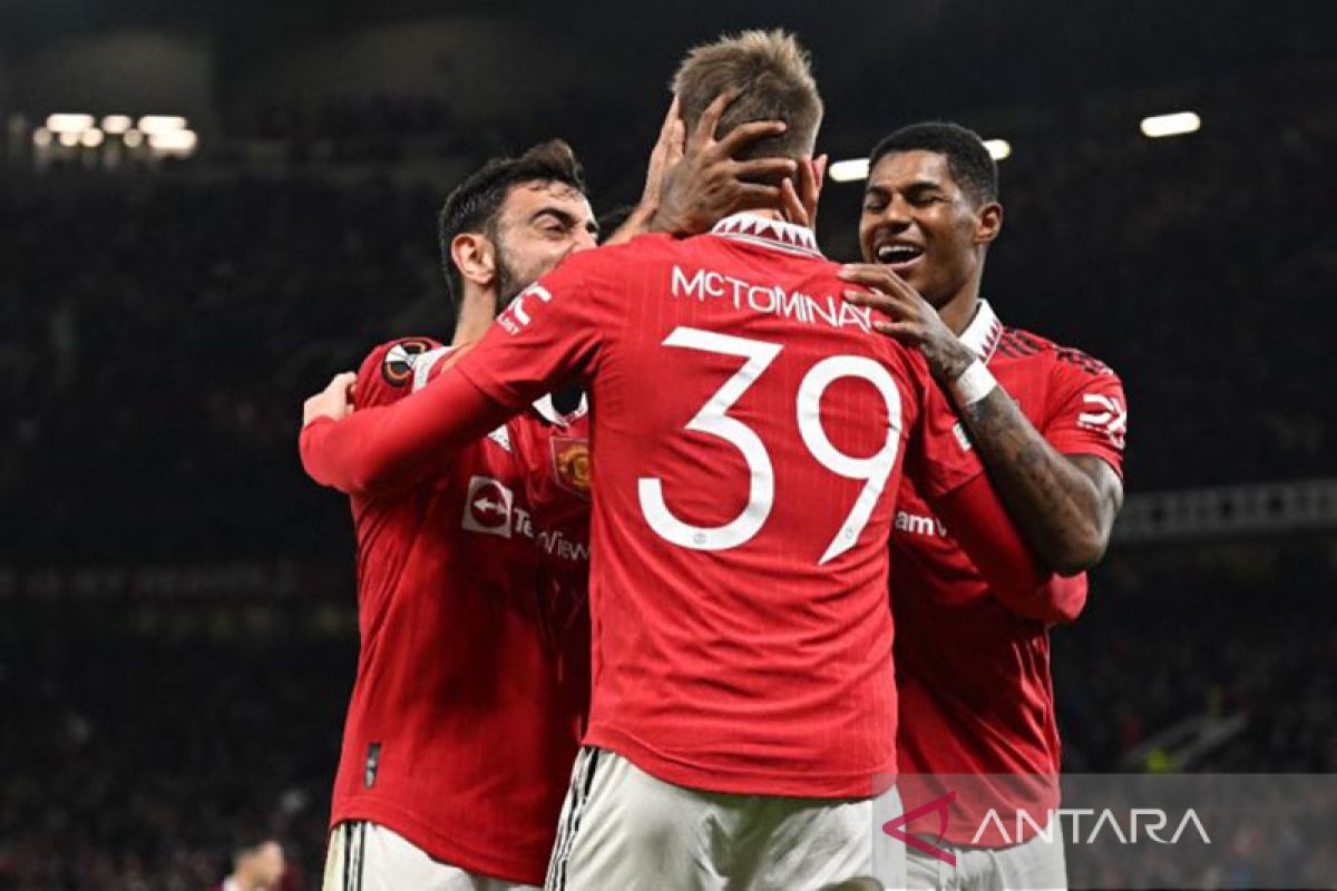 Gol larut McTominay menangkan Manchester United 2-1 atas Aston Villa