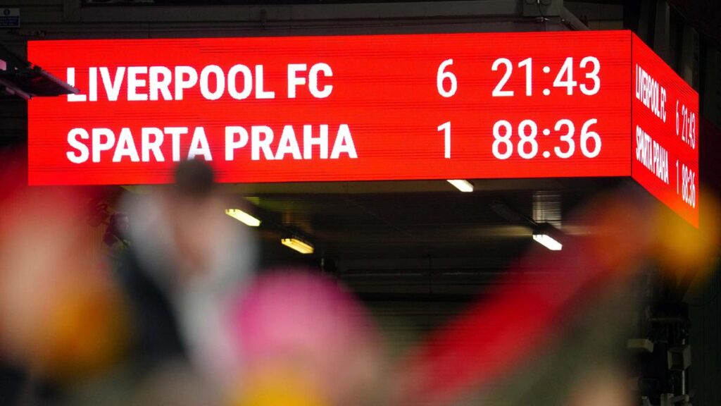 Menjamu Sparta Praha, Liverpool Rayakan Gol