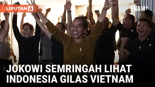 VIDEO: Hasil Laga Timnas Indonesia VS Vietnam Disambut Meriah Presiden Jokowi