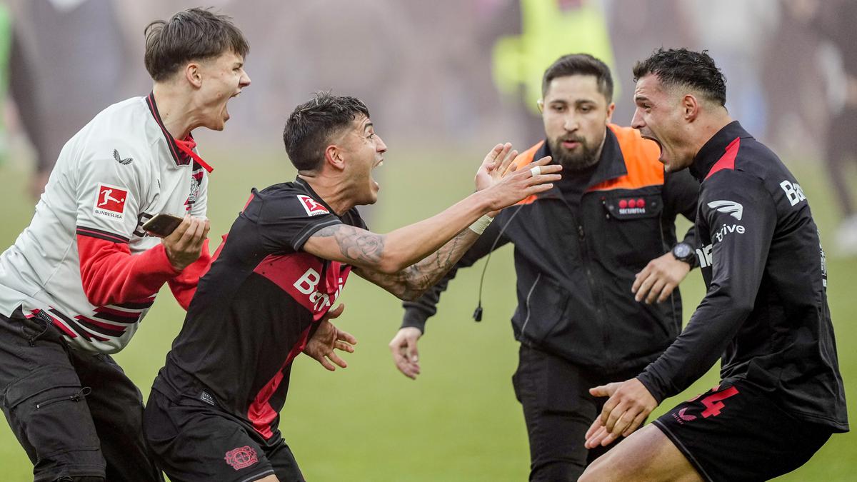 Perayaan Juara Bundesliga Pertama Bayer Leverkusen