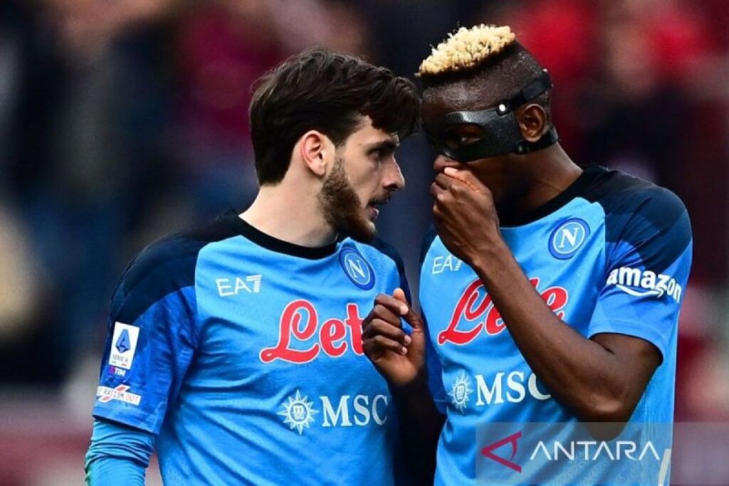 Drama enam gol warnai kemenangan Napoli atas Monza